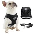 Reflective Mesh Material Pet Cat Dog Harness with Free Leash for Small Medium Pet