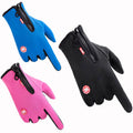Touch Screen Cycling Gloves for Men Windproof Warm Fishing Hiking Gloves Touch and Splash Proof Outdoor Gloves