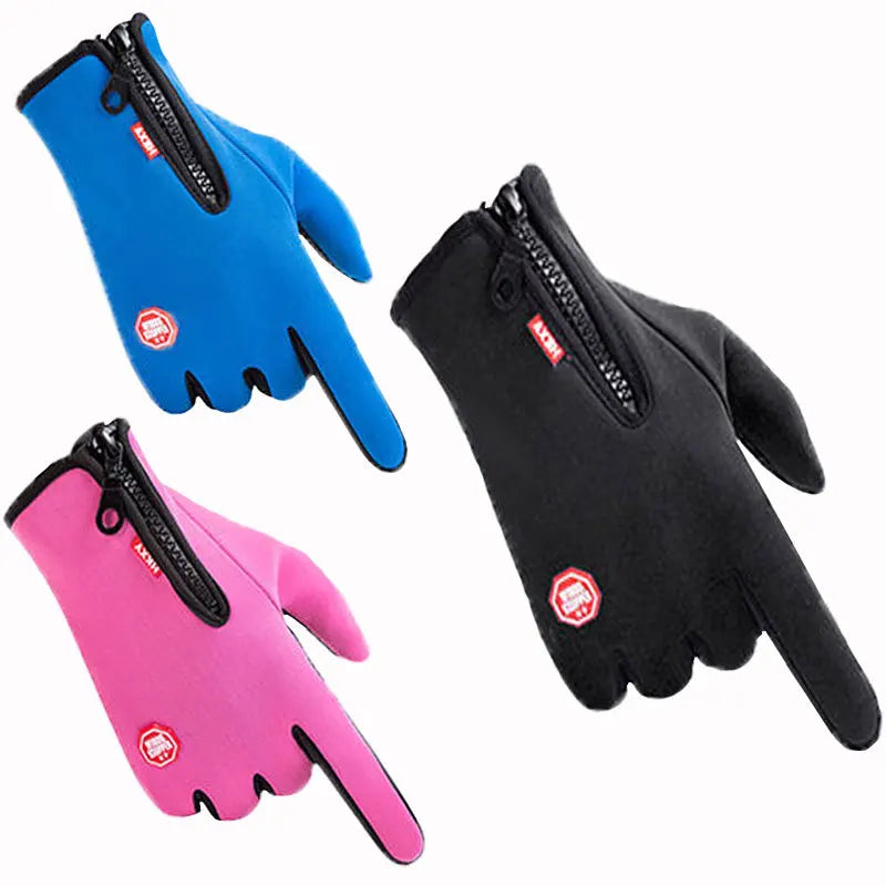 Touch Screen Cycling Gloves for Men Windproof Warm Fishing Hiking Gloves Touch and Splash Proof Outdoor Gloves