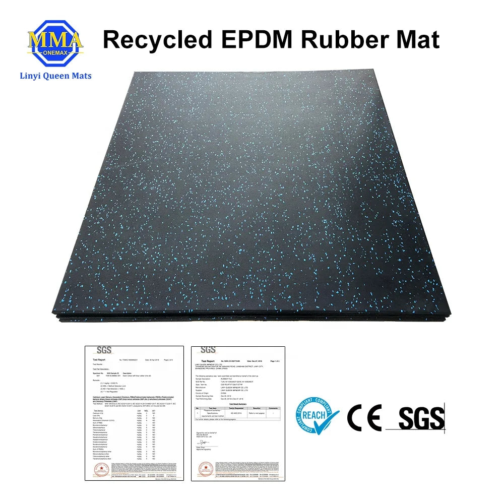 Hot Sale Outdoor Mat Gym Floor Rubber Flooring Carpet Unisex CE Certificate Customizable
