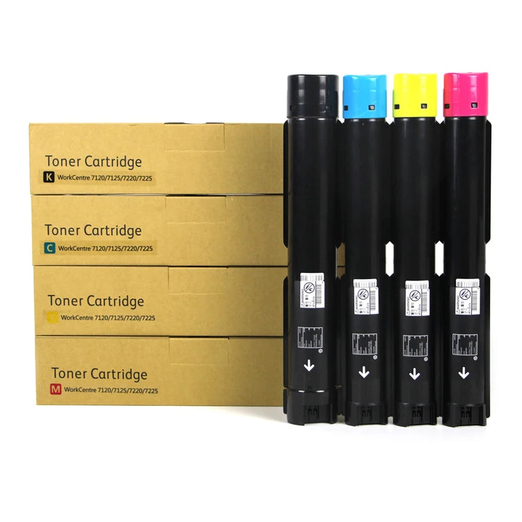 Factory Wholesale Compatible for Xerox WorkCentre 7125 7220 7225 Toner Cartridges 7120 Series Supplies for Consumable Photocopie