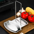Stainless Steel Foldable Pot Lid Holder Spoon Rest Pan Lid Organizer Eco-Friendly Kitchen Utensils Organizer Customized Logo