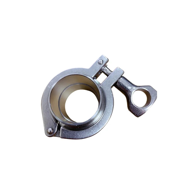 KQ Stainless Steel Adjustable Sanitary Clamp Male/Female Thread Socket BSPT Pipe Fittings Tri Clamp Ferrule Coupling for 50mm