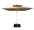 Square Centre Pole Umbrella Outdoor Canopy Water Base Decorative Indian Umbrellas Beach Lounge Chairs with Umbrellas Table