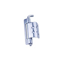 Modern Stainless Steel Industrial Small Cabinet Removable Hinge Silver Finish Easy Installation Metal Panel Doors 4mm Thickness