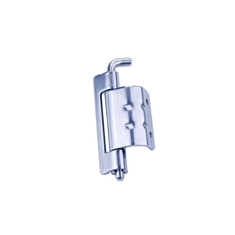 Modern Stainless Steel Industrial Small Cabinet Removable Hinge Silver Finish Easy Installation Metal Panel Doors 4mm Thickness