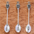 5 Colors Tableware Pendant Spoon Fork Dining Knife Charms DIY Jewelry Findings Pendants for Necklace Jewelry Making 60*7mm J491