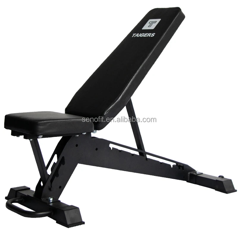 Gym Bench Press Sporting Commercial Pro Incline Flat Exercise Adjustable Dumbbell Weight Bench