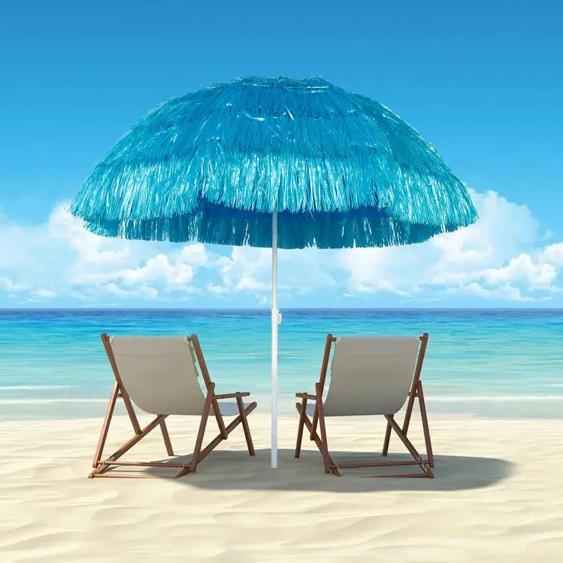 Wholesale Hawaiian Large Straw Beach Umbrella Portable Sunshade Patio Umbrella Parasol for Outdoor