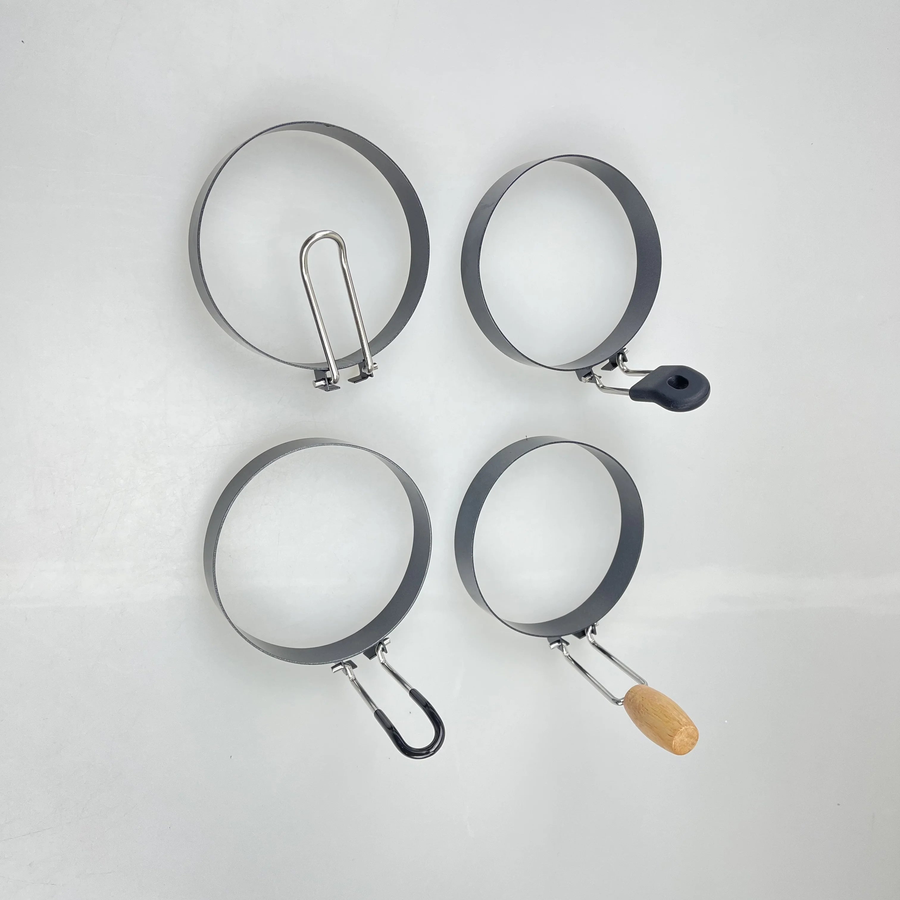 Set of 3.5 Inch Nonstick Stainless Steel  Egg Ring