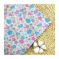 Small Organic Combed Woven Floral Printed Eco-Friendly Cotton 100% Cotton Poplin Fabric for Girls' Skirts Cover