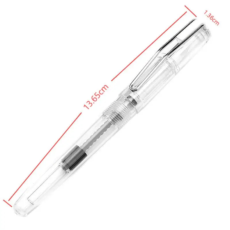 Hot Selling Elegant Calligraphy Brush Pen Promotional Plastic Fountain Pen with Custom Logo for Writing and Student Use