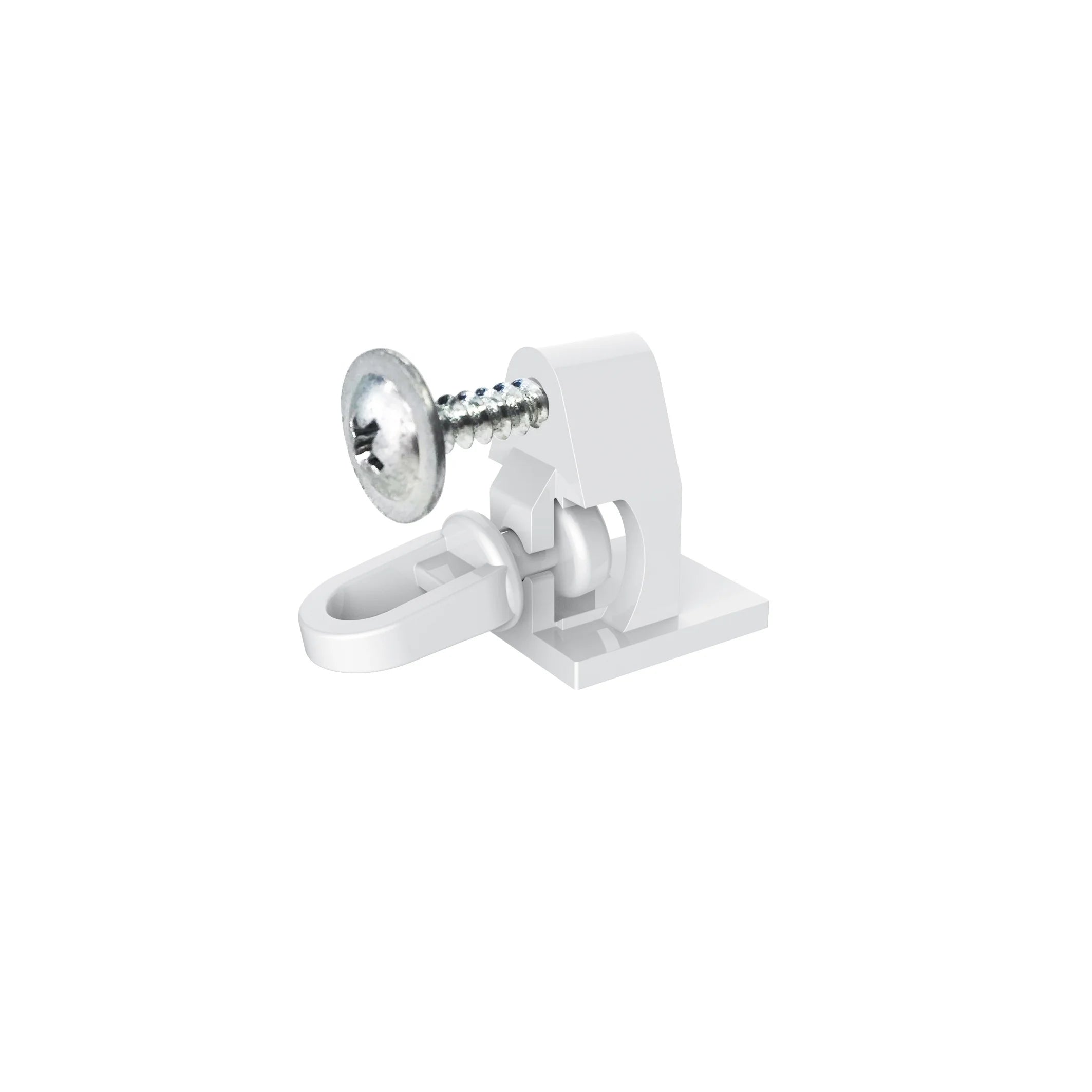 Hengli Blinds White Plastic Industrial Curtain Pins Cover Screw for S-Fold Vertical Blinds Ripple Fold Curtains Draper Hardware
