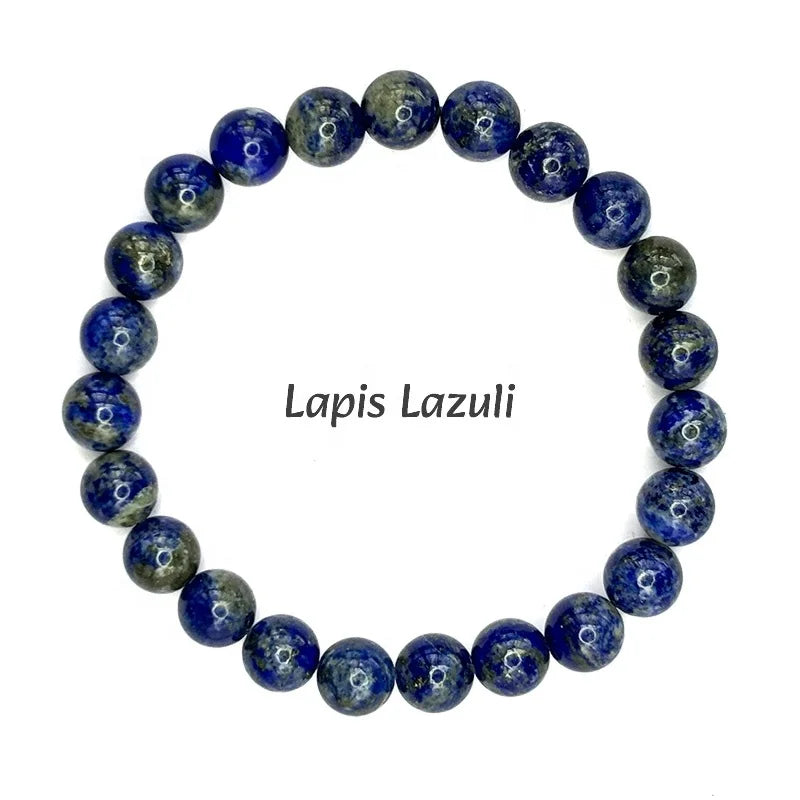 8mm Gemstone Beaded Bracelets Lapis Lazuli Fashion Bracelets Wholesale