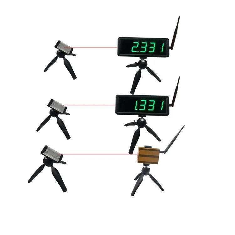 Athletes Timing Racing Timer Stopwatch Electronic Bike Speed Training Skating LED Track Field Wireless Laser Timer for Running