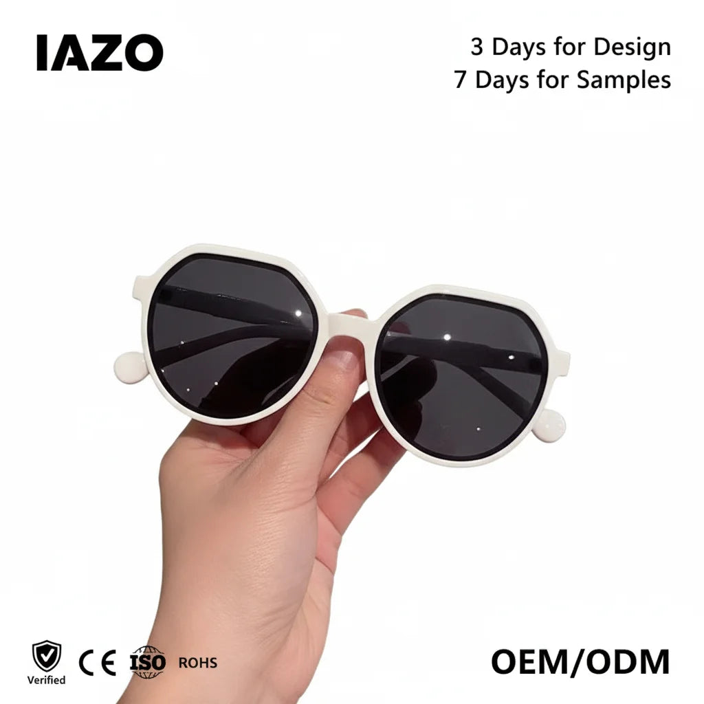 2026 INS Women's UV400 Sunglasses Fashion Oversized Frame in White Yellow Pink PC Material Wholesale