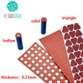 100pcs Red 1S 18650 Li-ion Battery Insulation Gasket Barley Paper Battery Pack Insulating Glue Fish Electrode Insulated Pads