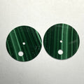 HQ GEMS 33.7mm  28.5mmx0.4mm AAA Quality Coins Round Shape Custom Malachite Watch Dial