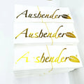Cheap Custom Hot Stamping Printing Sheet Vinyl  Labels Gold Foil Stickers