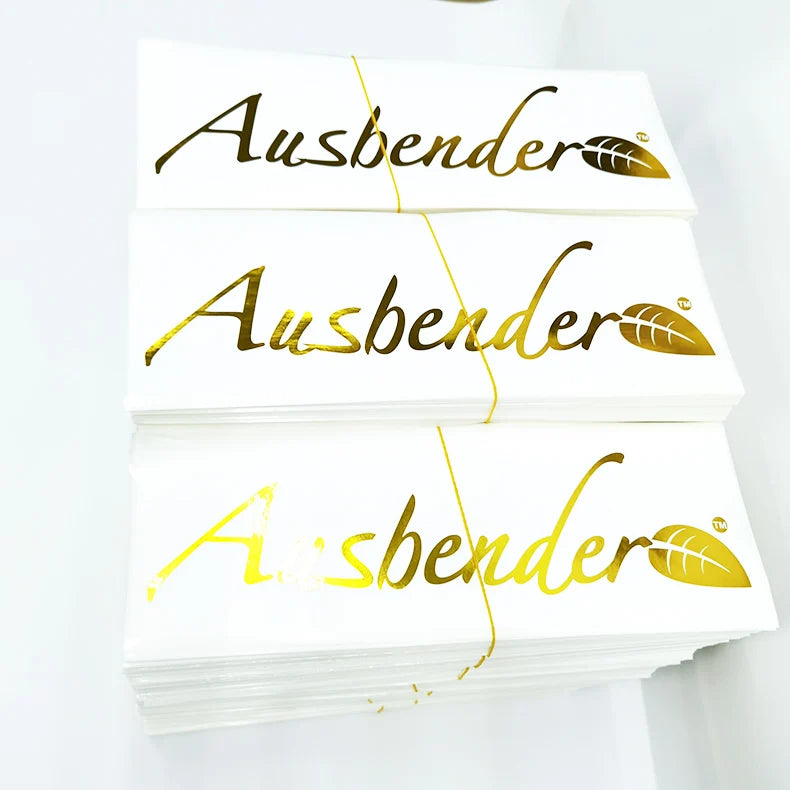 Cheap Custom Hot Stamping Printing Sheet Vinyl  Labels Gold Foil Stickers