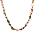 JINYOU 1113 Natural Pearl Stone Y2K Colorful Handmade Boho Necklace Women Stainless Steel Gold Color Fashion Jewelry Wholesale
