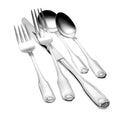 Silver Shell Silverplate Salad/Dessert Forks Stainless Steel Classic Flatware Cutlery Set