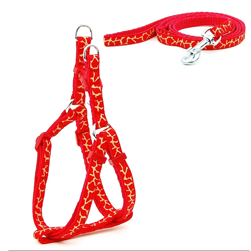 Pet Supplies Fashion Portable Wholesale Custom Dog Collar and Leash Set