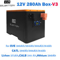 Auto RV 12v 200Ah 280Ah 314Ah Lifepo4 Batterie DIY Box Kits Lithium Ion Batteries Pack for Camping Car Golf Cart