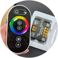 Rgb Dimmer Switch for Led Lights Led Rgb Controller Rf 8key  2.4G Wireless Touch Screen 12v  24v 5050 3528 Tuya Rgb Controller