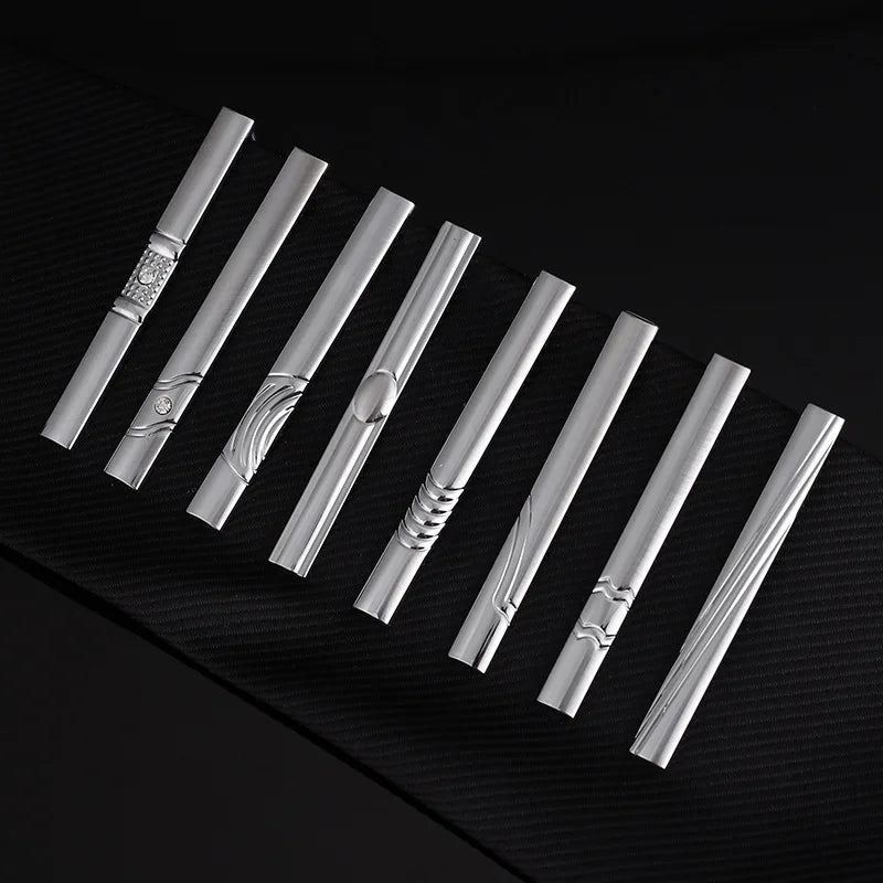 Factory Direct Iron Men's Formal Business Silver Fashion Tie Clip 5 cm