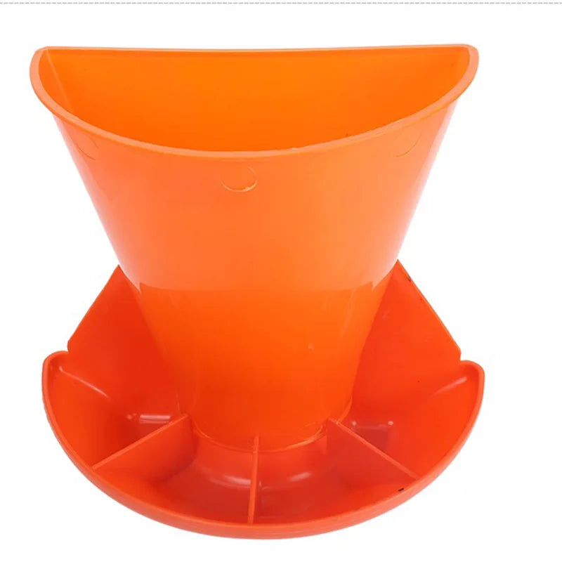 Wholesale 4 Hole Pig Farming Equipment Plastic Feeder Trough for Piglet