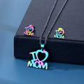 Cheap Stainless Steel Necklace Mother's Gift Heart Collarbone Chain Birthday Gift Neckchain Earring Set Jewelry Wholesale