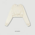 Manufactory Cotton Blank Crop Hoodies Ladies Crop Top Fleece Hoodie Plain White Cropped Hoodies