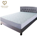Luxury Cooling Bamboo Polyester Knitted Plain Fitted Mattress Protector Waterproof TPU Coating Ultra Soft Breathable