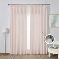 Pinch Pleated Linen Curtains French Pleated Pink Curtains Pleated Window Curtains Luxury