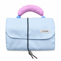 Custom Fashion Waterproof Shockproof Lightweight Durable Large Capacity Portable Candy Color Polyester Puffy Travel Adjustable