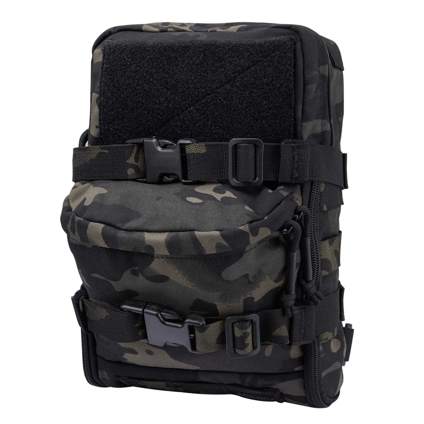 IDOGEAR Mini Tactical Camo Backpack Water Reservoir Bag Water Bladder Carrier Pack MOLLE Hydration Pack for Tactical Vest
