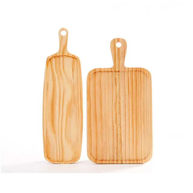 Accept  Custom Pine Wood Cutting Board Japanese Bread  Serving Bread Tray Flat Tableware Set