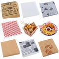 Disposable Custom Printed Double-Sided Greaseproof Paper for Food Wrapping for Bread and Cookies