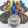 Personalized Custom Design Logo UV Aluminum Alloy Medal Maker Sport Trail Running Marathon Karting Music Award Blank Metal Medal