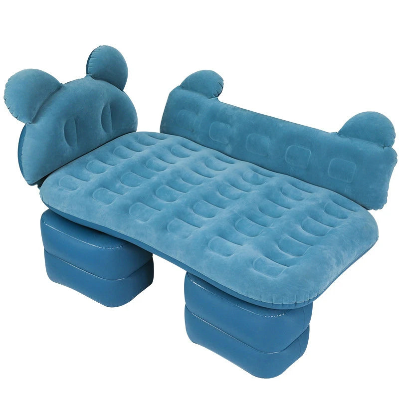 Factory Price Inflatable Automatic SUV Car Inflatable Bed Travel Car Outdoor Air Mattress Pad Car Auto Sources Travel Bed
