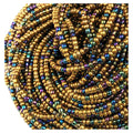 Brown Queen Bee Color Handmade 50 Inches Tie on Cotton Cord Waist Beads Belly Chain Body Jewelry