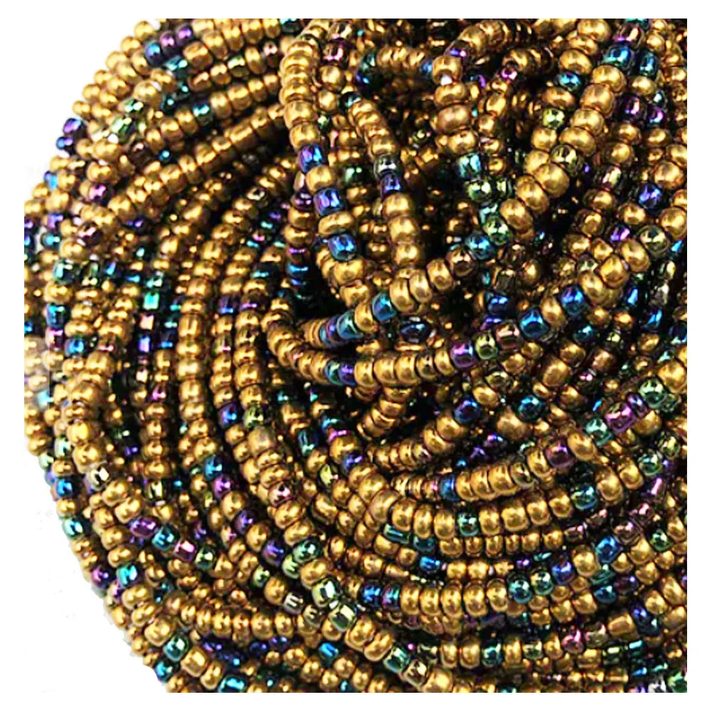 Brown Queen Bee Color Handmade 50 Inches Tie on Cotton Cord Waist Beads Belly Chain Body Jewelry