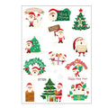 Wholesale Kids Body Christmas Temporary Tattoo Sticker Glow Dark Cartoon Face Hand Makeup Waterproof Paper Eco-Friendly