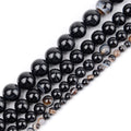 Wholesale 4/6/8/10/12mm Black Stripe Agate Round Loose Natural Stone Beads for Jewelry Making Findings Fit DIY Handmade Bracelet