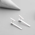 2021 Ins Fashion Geometric Stud Earrings Women Korean 925 Sterling Silver Jewelry Wholesale