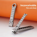 Nail Clippers Finger Ultra Thin Mini Travel Portable Folding Wide Jaw Nails Cutter Trimmer for Fingernail Toenail