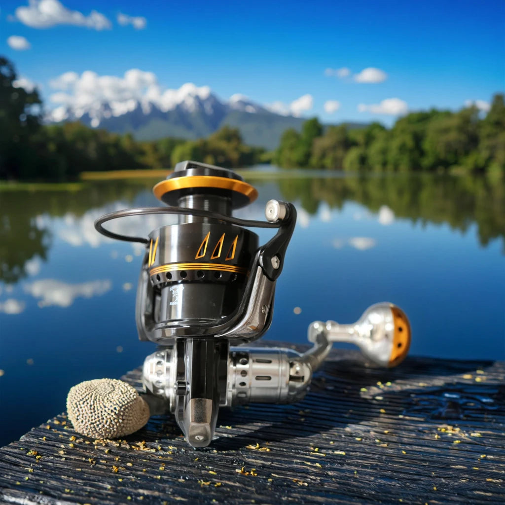 Histar OEM EB7000 Spinning Sea Wheel Stainless Steel Drive Gears Al-Si-Cu-Mg Aluminum Body Heavy Duty Full Metal Jigging Stream