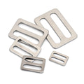 Steel Adjustable Slider for Bag Strap Webbing Belt Stainless Steel Adjustment Tri-glide Buckle for Backpack Dog Collar Harness