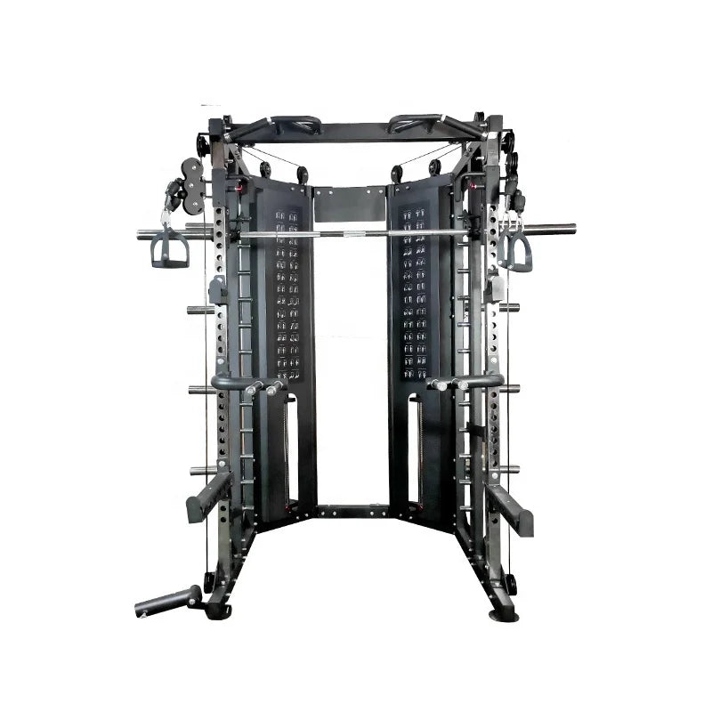 Commercial Multi-Function Smith Machine Functional Trainer Fitness Equipment for Gym and Home Use